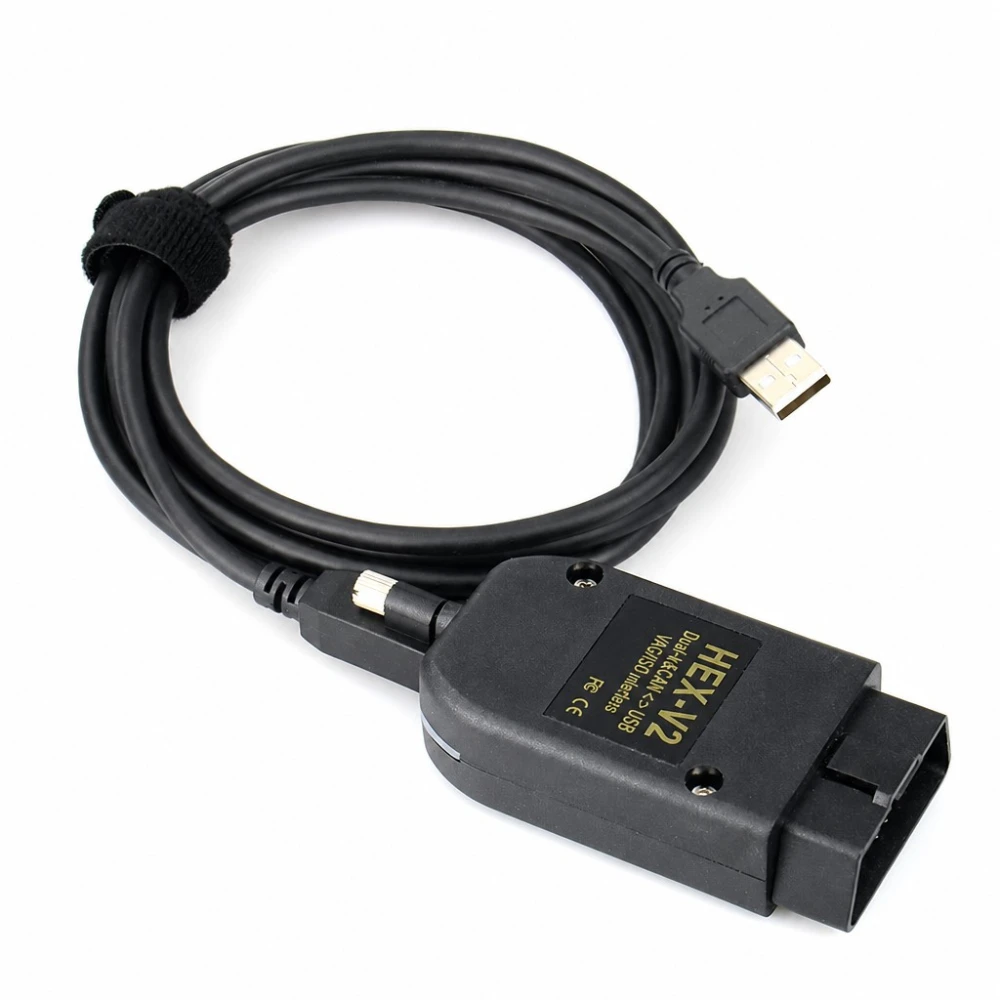 Escáner Diagnóstico HEX-V2 VCDS V25.3 ATMEGA162 Compatible VW Audi Seat Skoda 1996-2017