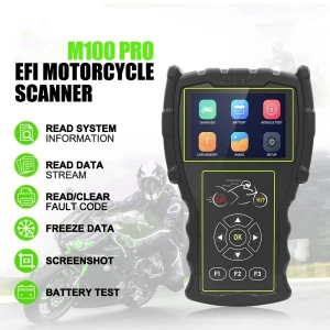 Escáner diagnóstico moto OBD JDiag M100 Pro para reparación de motos KTM Honda Yamaha Kawasaki BMW