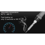 Estación de soldadura digital Mlink S1 60W con display LED y bloqueo de temperatura