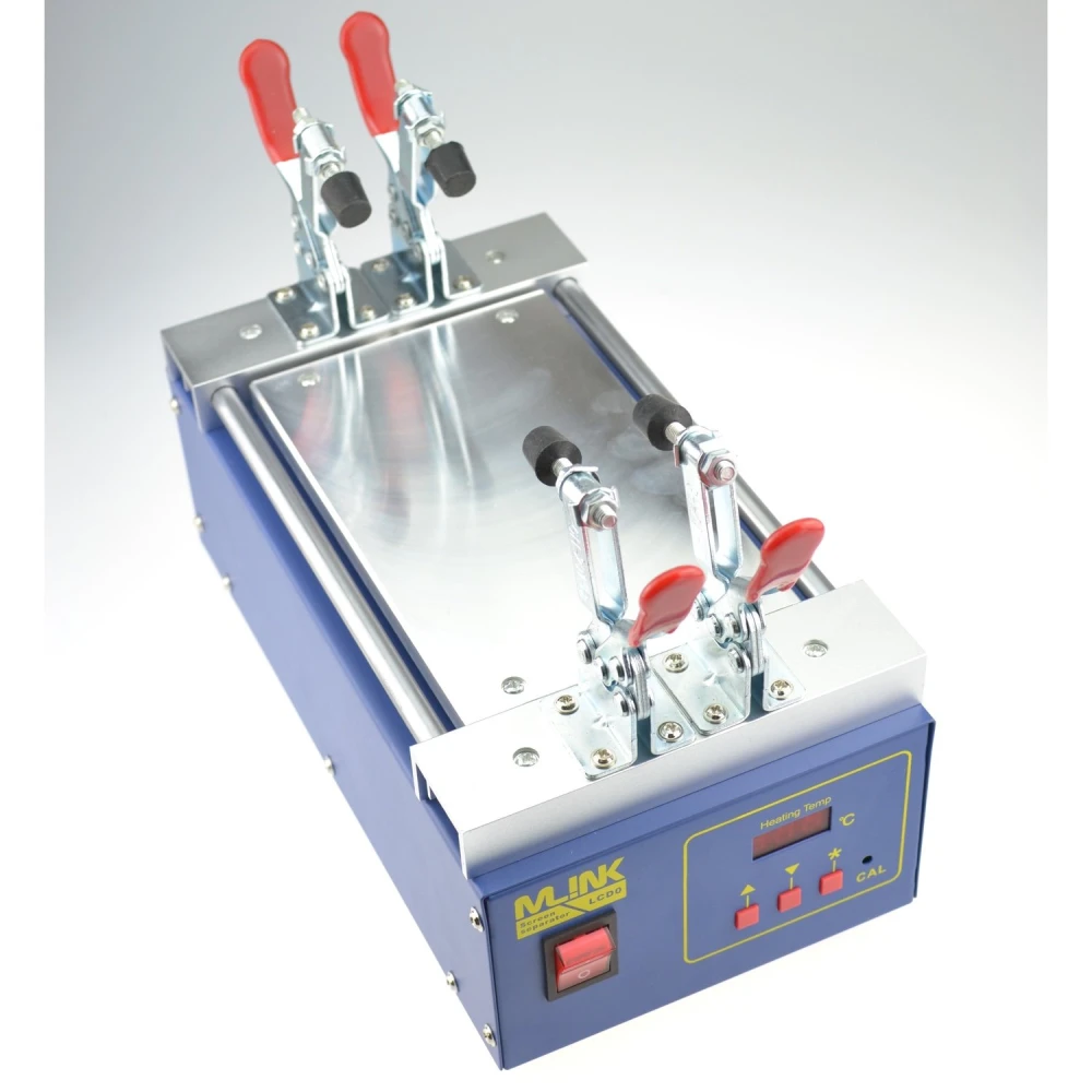 Soporte y mecanismos de sujeción de la estación separador pantallas LCD Mlink LCD0