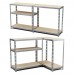 Sturdy and Versatile Metal Shelving 180x90x40 cm with 5 Shelves, Quick and Easy Assembly, 175 kg Shelf Capacity per Shelf, Galvanized Finish