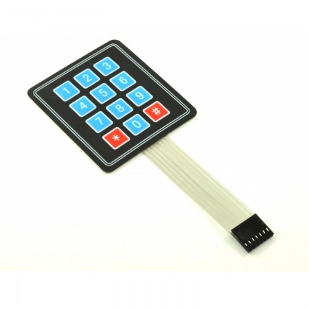 Flex keypad Matrix 4x3[Arduino Compatible] ARDUINO  1.90 euro - satkit