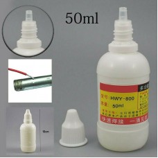 Hly-800 50ml Acid For Easy Soldering Of Zinc, Aluminium, Galvanized Sheet Metal/Nickel/Copper/Iron And Other Metals.