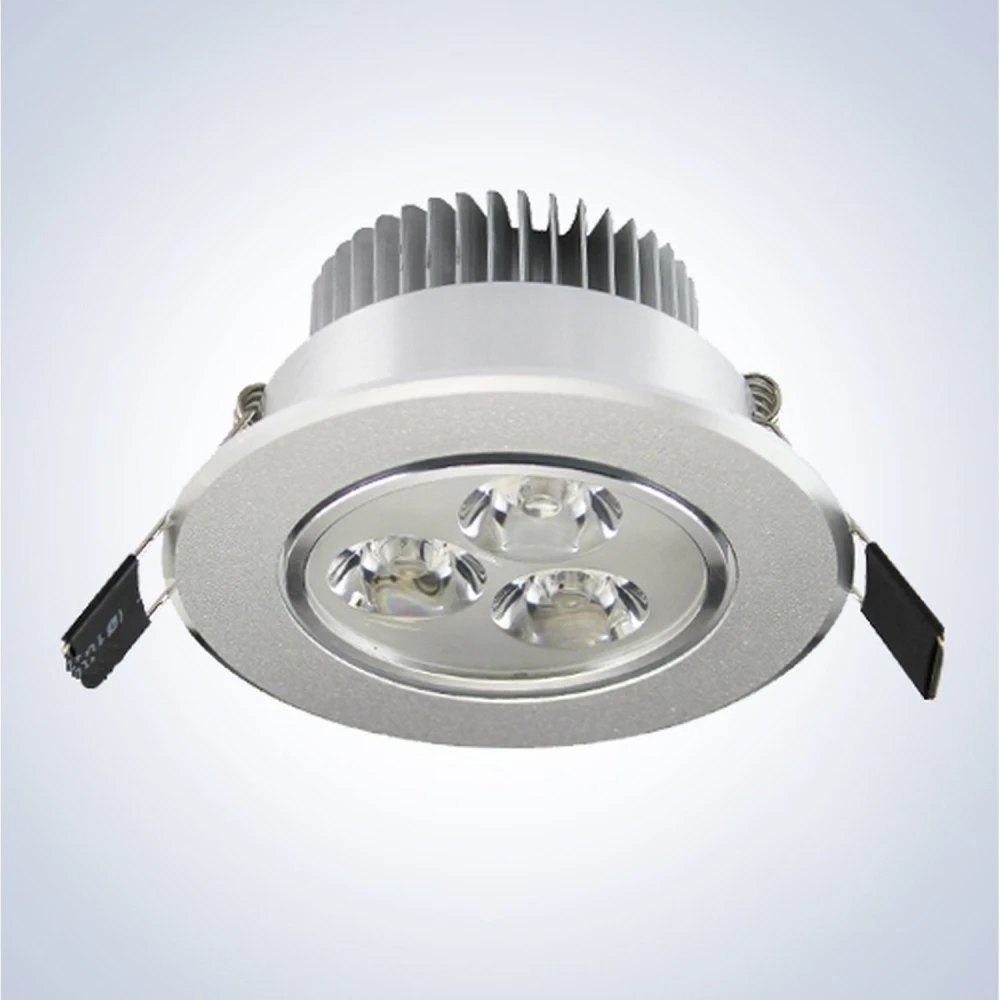 Foco downlight led 3w 6500k luz brillante para iluminación eficiente