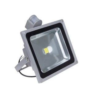 Foco Proyector LED 50W con sensor de movimiento y luz blanca 6000K