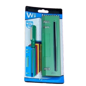 Frontal para Wii color verde - repuesto original para consola Nintendo Wii