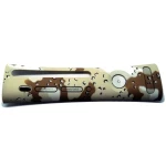 Frontal Xbox 360 Camuflaje Beige Marrón para personalizar tu consola Xbox 360