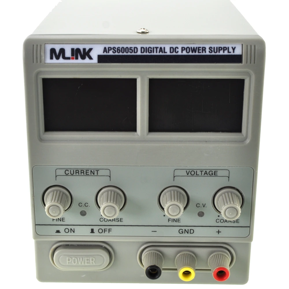 Fuente alimentación regulable 60V 5A Mlink APS6005D con display digital