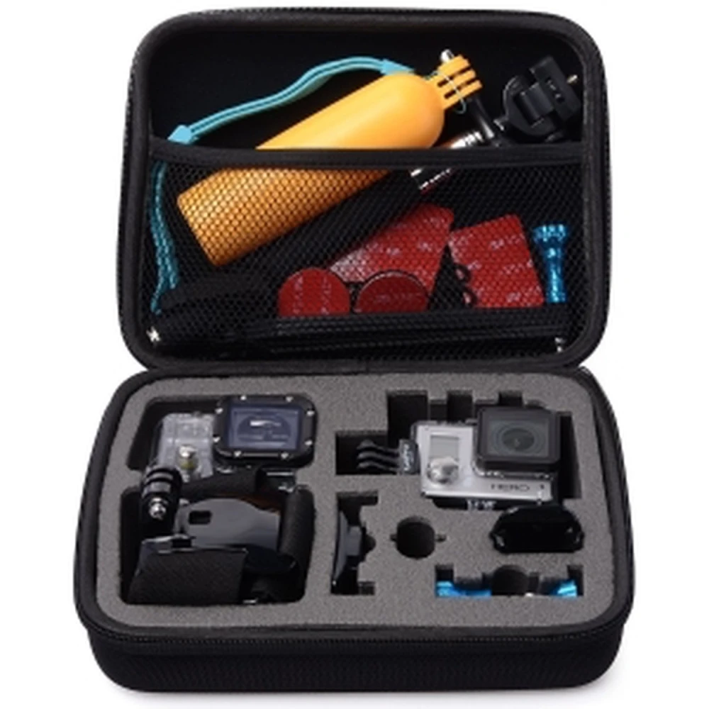 Funda para GoPro Hero 3 con Protección para Cámara y Accesorios de Viaje