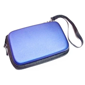 Funda protectora NDS Lite color azul con compartimentos y neopreno resistente
