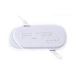 Funda PSP Slim blanca con correa para PSP 2000 y PSP 3000
