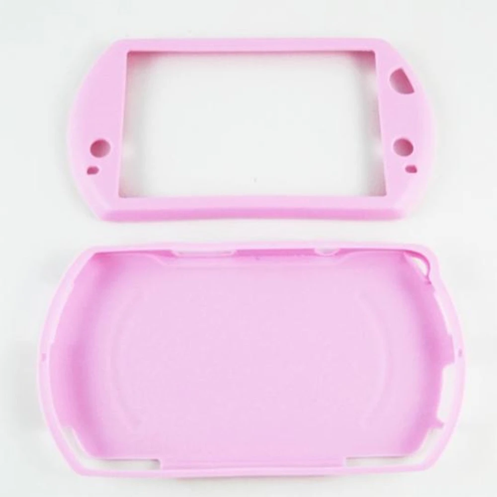 Funda silicona PSP Go rosa para protección ligera y ajustable