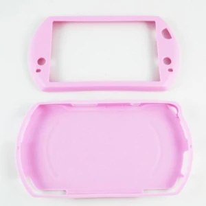 Funda silicona PSP Go rosa para protección ligera y ajustable
