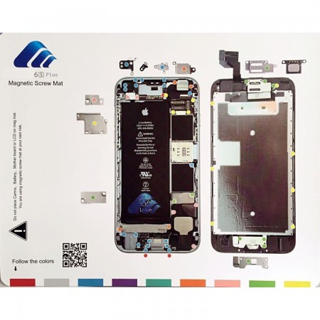 Pizarra magnética  para  organizar tornillos iphone 7plus IPHONE 5S  5.00 euro - satkit