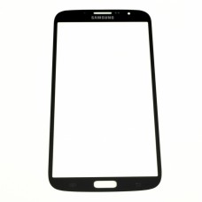 Ecran Avant De Remplacement En Verre Noir Pour Samsung Galaxy Mega