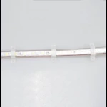 Soporte de fijación para tira LED 220V AC en pared de PVC transparente