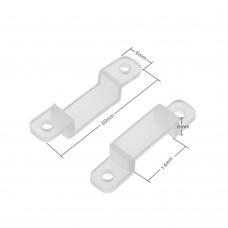 Transparent Silicone Fixing Clip 12dc Led Strips 