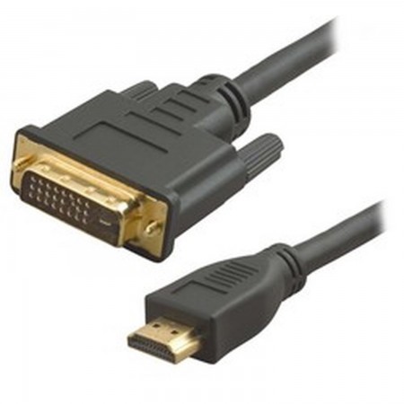 HDHDMI to DVI 124 Pins Dual Link Male-Male  with gold-plated connectors Electronic equipment  6.92 euro - satkit