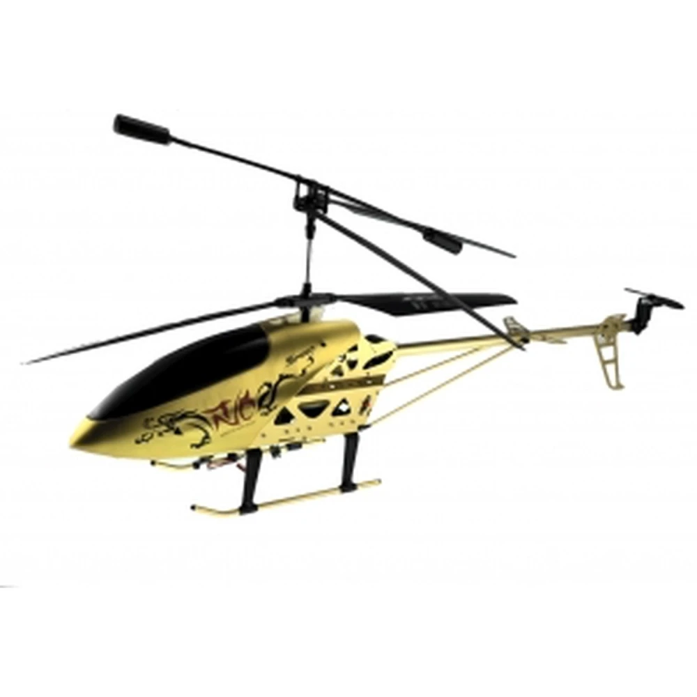 Helicoptero Radio Control Modelo LH-1202 Dorado 72 cm, 3.5 Canales, Giroscopio