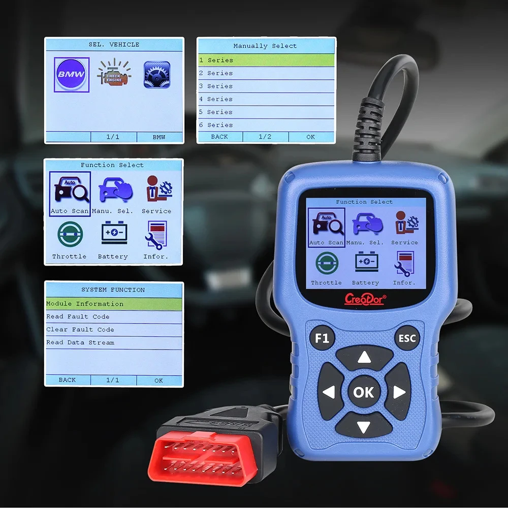 Accesorios y cables de la herramienta diagnóstico BMW Creator C420