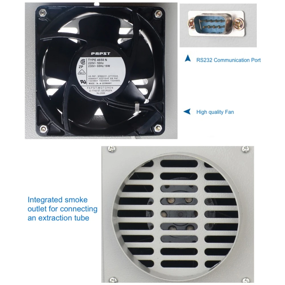Horno de Reflujo por Infrarrojos INSA M962D con Control Automático y Alta Precisión