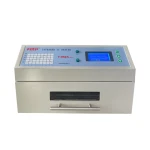 Vista frontal del horno reflow infrarrojo T-962A Puhui para soldadura SMD y BGA