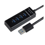 Hub USB 3.0 con 4 puertos, interruptor y alta velocidad para PC y Mac