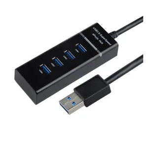 Hub USB 3.0 con 4 puertos, interruptor y alta velocidad para PC y Mac