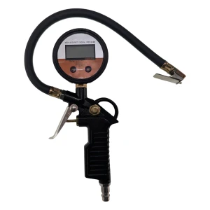 Inflador digital de presión de aire para neumáticos con pantalla LED de alta precisión