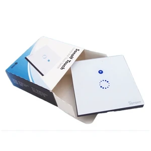 Interruptor WiFi Sonoff táctil básico para domótica compatible Alexa y Google Home