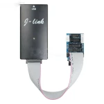 Vista frontal del J-Link V9 ARM Emulador JTAG con LEDs indicadores