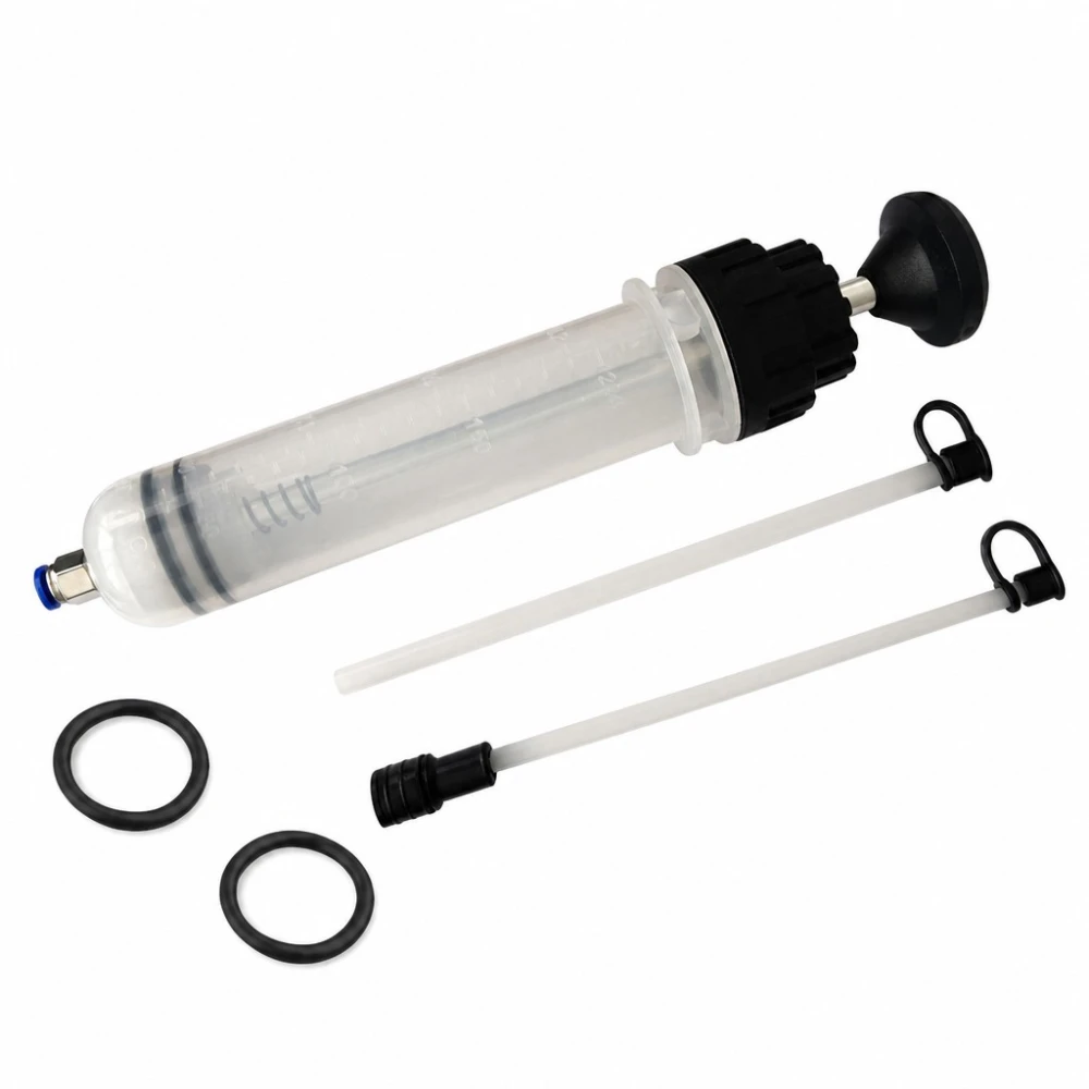 Jeringa Extractora de Aceite 200cc Bomba Manual Succión Cambio Fluidos Auto