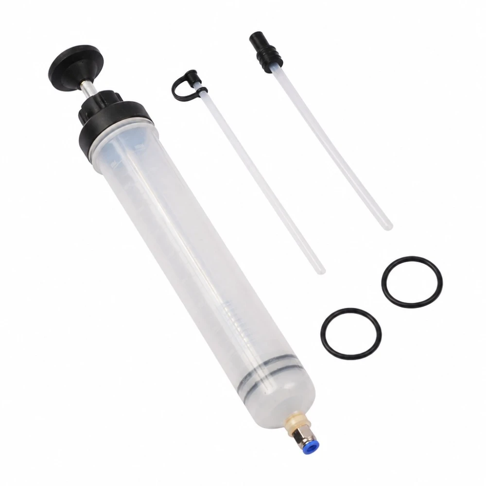 Jeringa Extractora de Aceite 200cc Bomba Manual Succión Cambio Fluidos Auto
