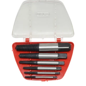Juego 6 Piezas Extractores Brocas De Tornillos Rotos Profesionales TSX TOOL