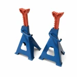 Juego de 2 Borriquetas 12 Toneladas con Doble Seguridad — Caballetes de Acero Regulables 46-76 cm para Coche, Furgoneta, Camión y Maquinaria TSX TOOL