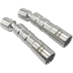 Juego de 2 llaves de vaso para bujía magnética flexible 14 mm y 16 mm TSX TOOL