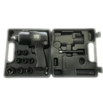 Juego de vasos y pistola de impacto SATA 1/2'' con torque máximo de 660nm y 8 llaves incluidas