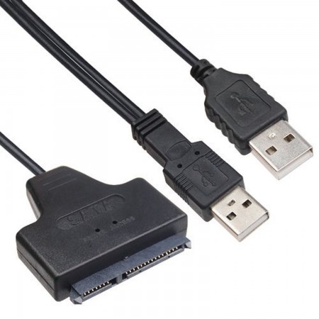 Cable USB 2.0 To Sata Adapter for 2,5  hdd , hard disk Electronic equipment  2.30 euro - satkit