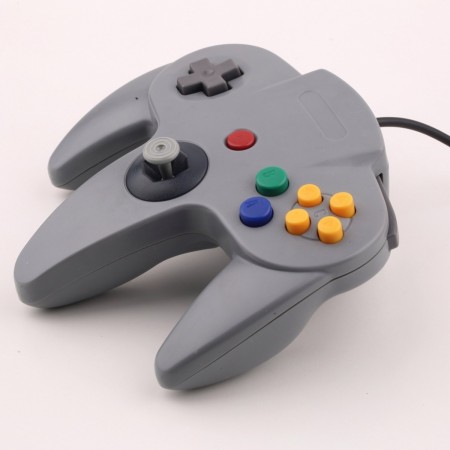 Kabelgebundener Nintendo 64 Gamecontroller KOMPATIBEL GAMECUBE, N64, SNES  8.00 euro - satkit
