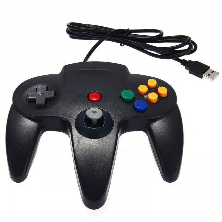 Wired Nintendo 64 Style USB Controller For PC And Mac GAMECUBE, N64, SNES  8.00 euro - satkit