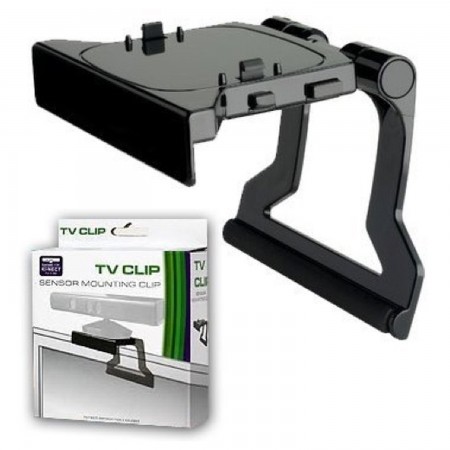 Soporte negro clip de tv televisor compatible para sensor Kinect XBOX 360 ACCESORIOS XBOX 360  3.80 euro - satkit