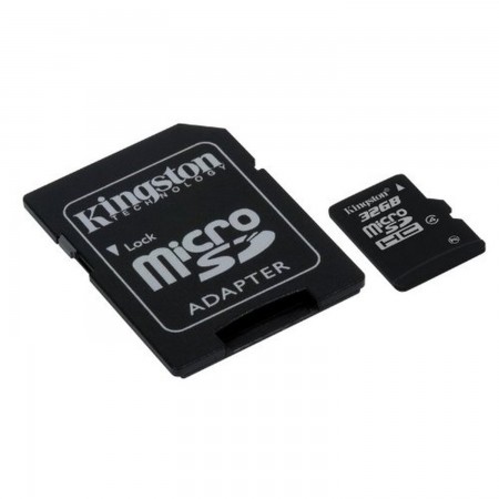 Kingston Class 4 Micro SDHC card  32GB MEMORY CARDS DSi XL  12.00 euro - satkit