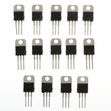 Kit 14  Voltage Regulator To220 - 14 Different Model, 1 Of Each Model From L7805 To L7824 + Lm317t