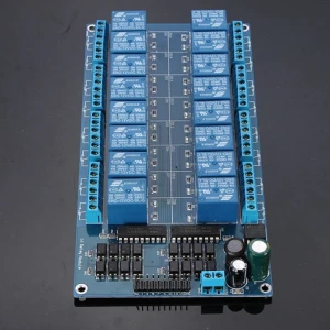 Kit 16 relés 12V para Arduino con 16 canales - Compatible satkit