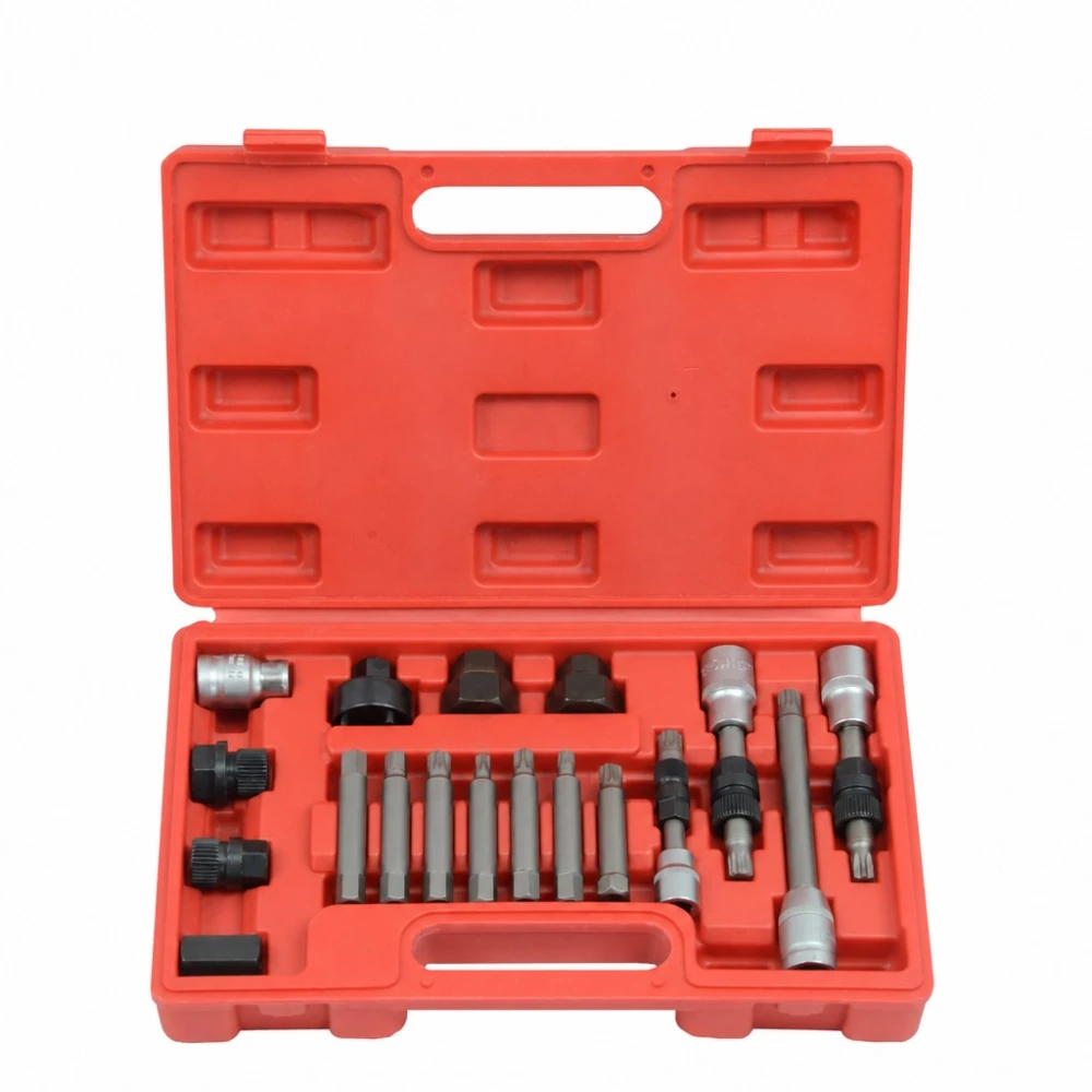 Kit 18 piezas desmontaje poleas libres de alternador (OAP / OAD)