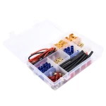 Cable de silicona y tubos termoretráctiles incluidos en kit de conectores RC