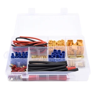 Kit conectores XT60 XT90 EC3 EC5 para RC con adaptador macho y hembra