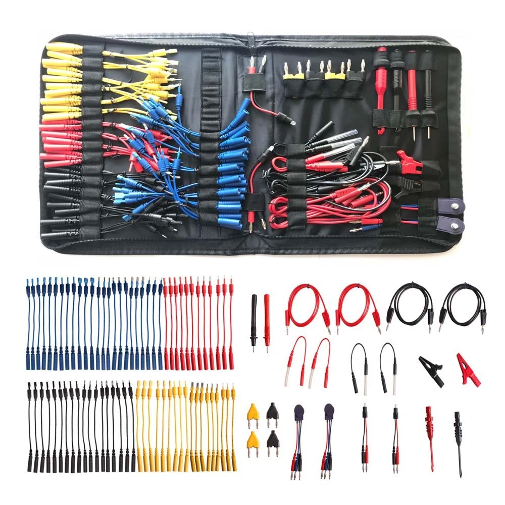 Kit de cables para probadores de circuitos de automoción multifunción con 92 piezas