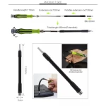 Kit de herramientas para reparación de móviles y relojes con mango ergonómico