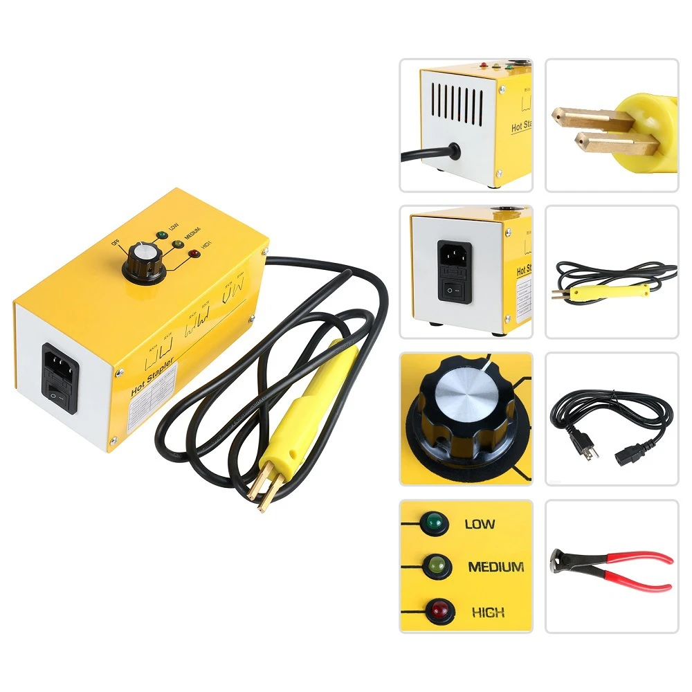 Kit de Soldadura de Grapadora Caliente de Plástico para Reparación Automotriz